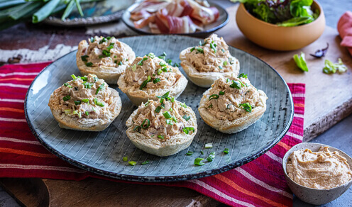 Recept Košarice s nadjevom od paštete